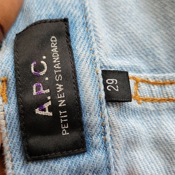 A.P.C petit new standard men jeans light wash - Picture 4 of 10
